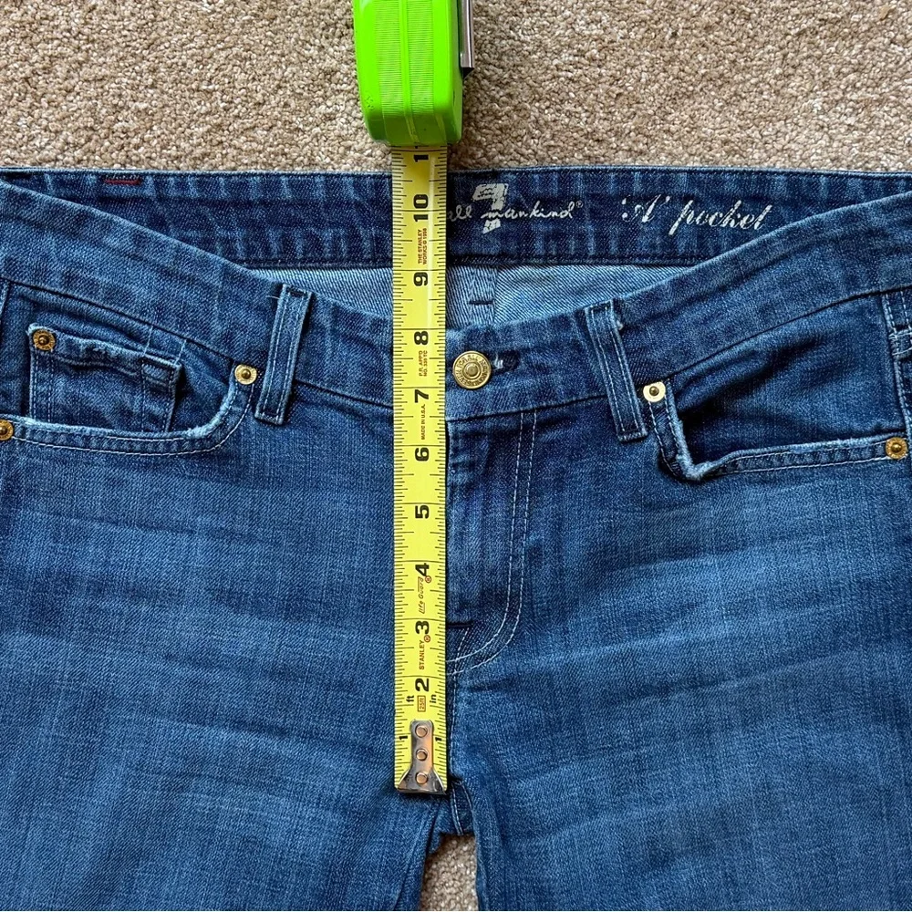 7 For All Mankind A Pocket Bootcut Jeans Size 30 USA - Picture 7 of 13